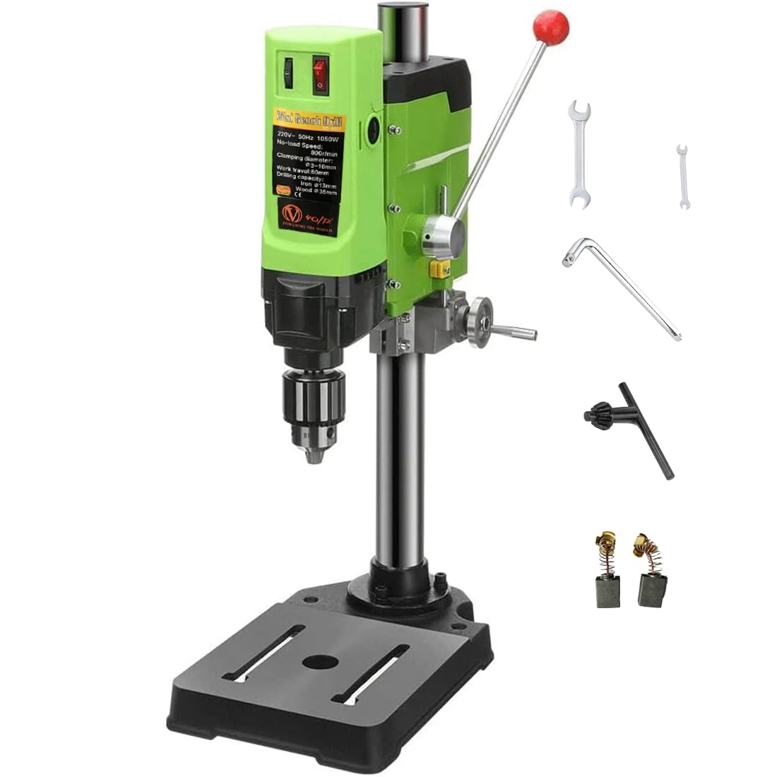 VOLTZ NEMBD-11 1050W Mini Electric Portable Press Wood Iron Wood