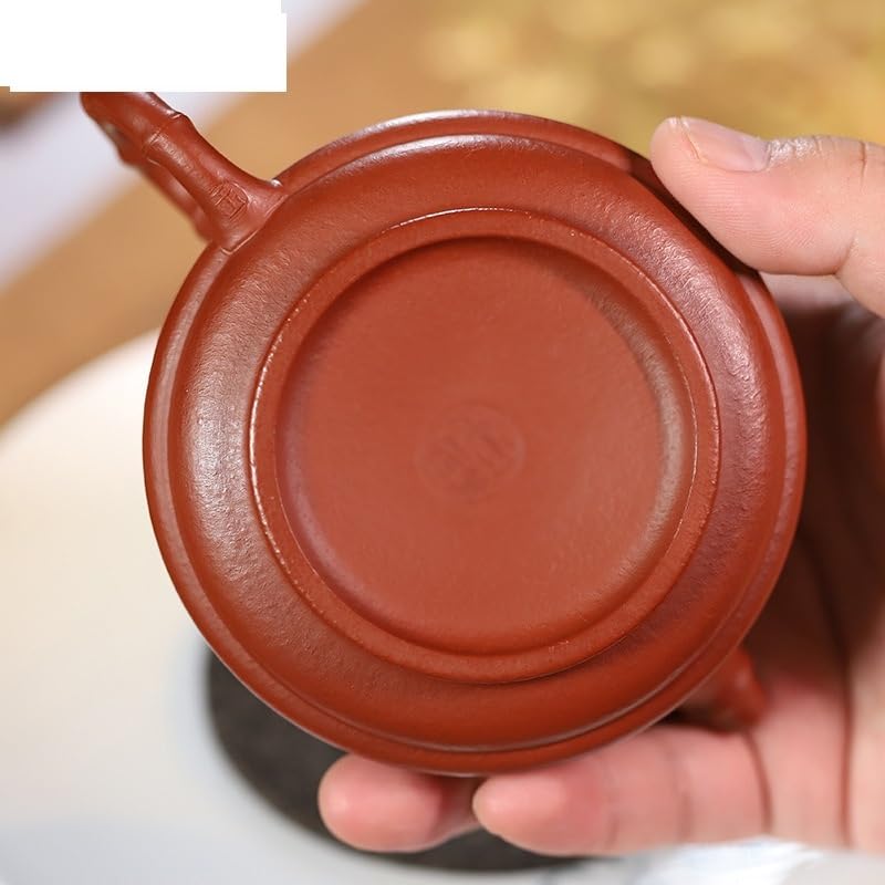 Théière Chinoise 200 ML Violette, en Terre Cuite, avec Filtre, pour thé en Vrac.