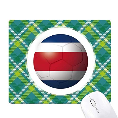 Tapis de souris coupe du monde de football Costa Rica pour éviter les ratés de glisse