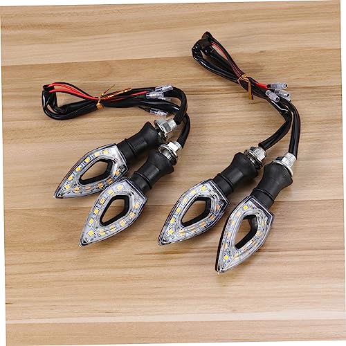 ULTECHNOVO 6 Pares Lâmpadas Led Para Piscas De Motocicleta Sinais De Volta De Montagem Embutida Luze