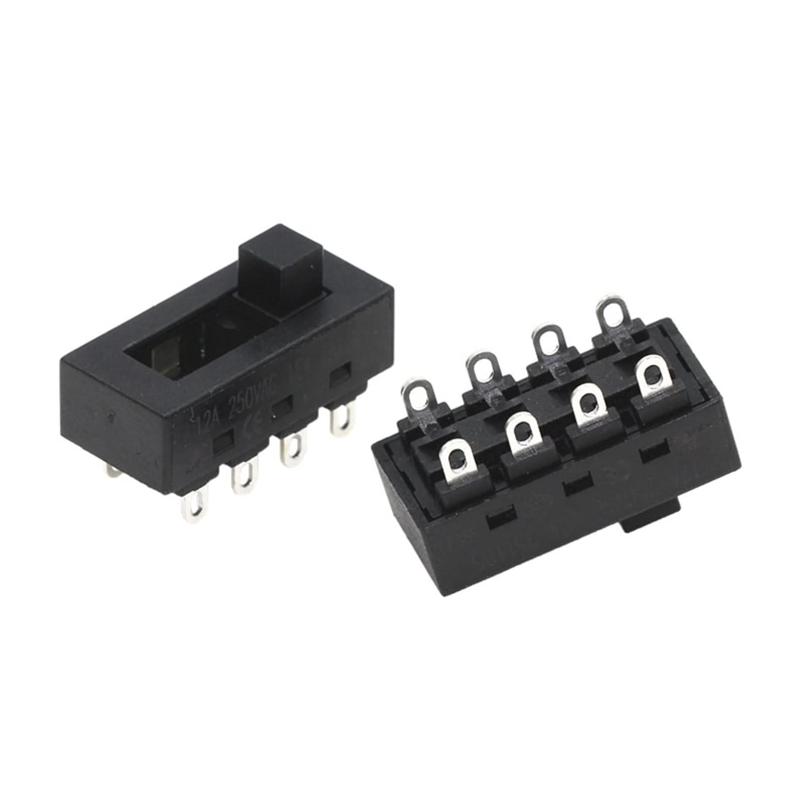 BKGWCSOR 2PCS 12A 250V 3 Position 8 Pin Toggle Slide DIP Switch LQ-103H Hair Dryer Cold Wind FH6218/20/21/31 Switches