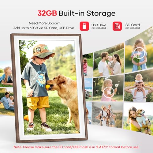 Image of Digital Photo Frame (Black, B02)