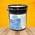 Rv Roof Magic – Fix RV Roof Leaks Repair 4 Gallon Pail White Liquid Rubber Sealant Cover 200 SQFT – Waterproof RV Roof Sealant 10 Yr Warranty | California Residents Search “Rv Roof Magic California”