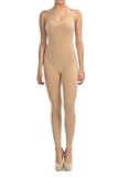 JJJ Women's Cotton Spaghetti Strapped Yoga Bodysuit Catsuit Jumpsuit Reg/Plus Size