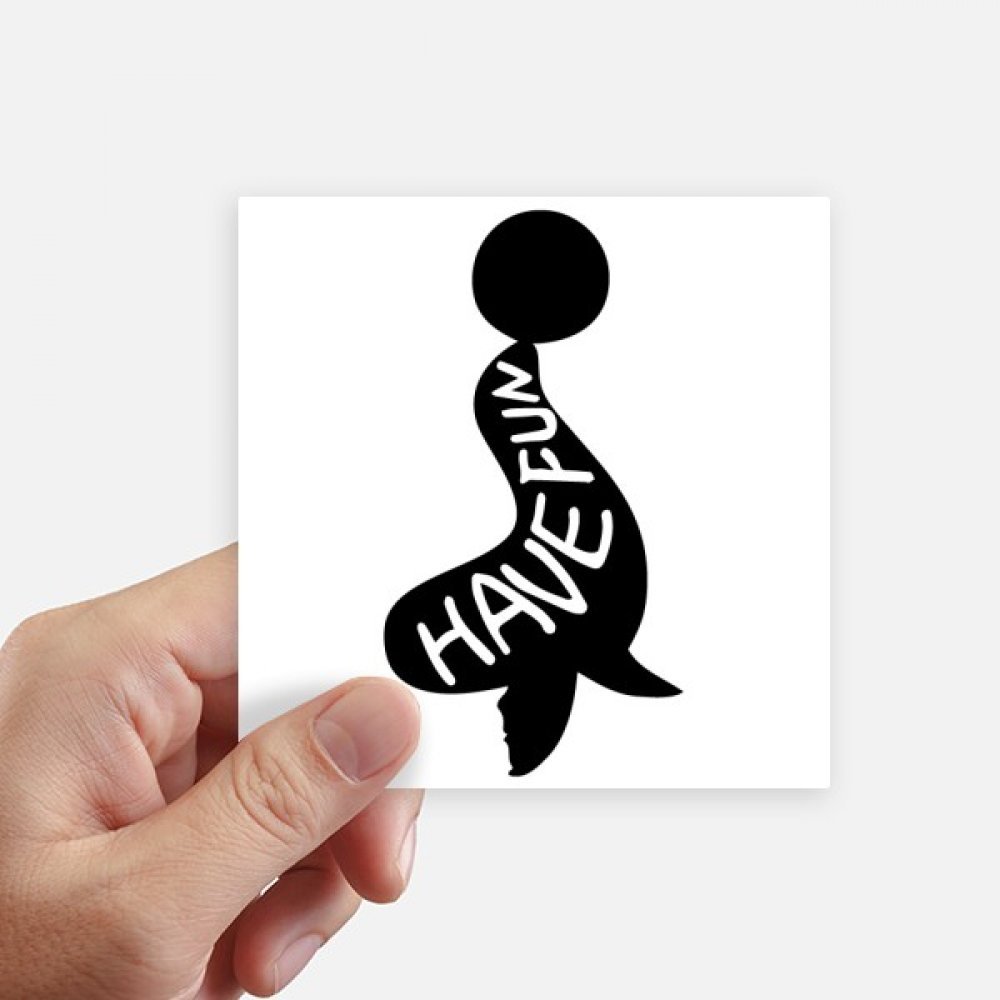 Autocollant carré animal silhouette pour personnaliser votre ordinateur portable et moto