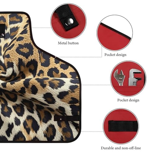 Delantal de Trabajo con Estampado Leopardo Unisex miniatura 3