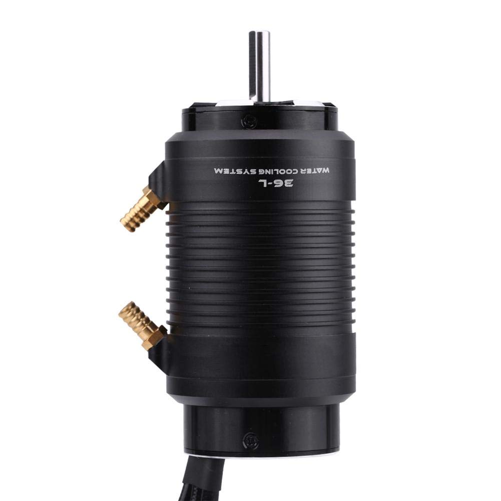 RC Motor, 3680 1800KV Motor mit RM7258 Wasserkühlung Jack Combo Teil Zubehör für 100cm RC Boot Haltbarkeit Hochtemperaturbeständigkeit