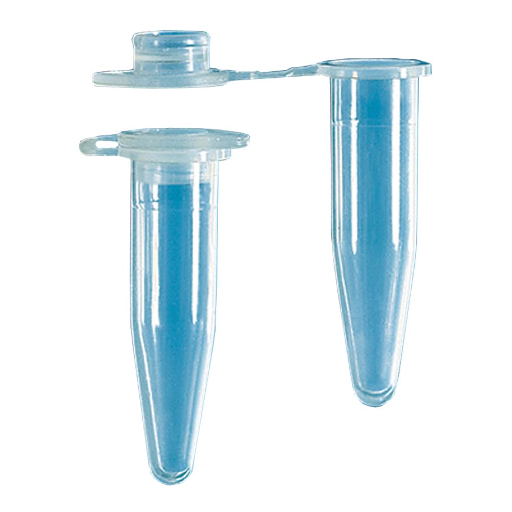 BrandTech 780507 Polypropylene 0.5mL Micro Centrifuge Tube with Lid (Pack of 1000)
