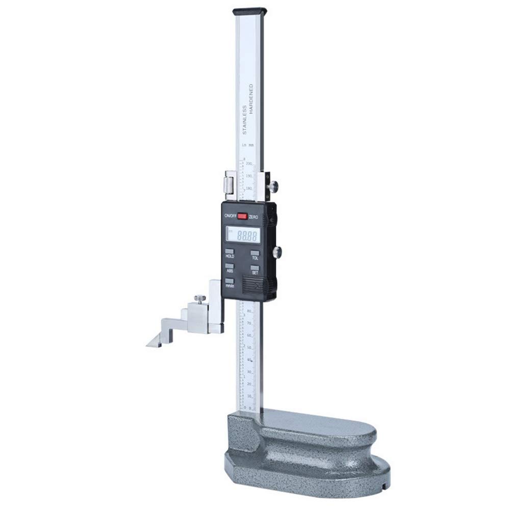 Digital Height Gauge 0.01mm Electronic Range Caliper Vernier Measuring Tool for Woodworking/Metal Processing 0-300mm