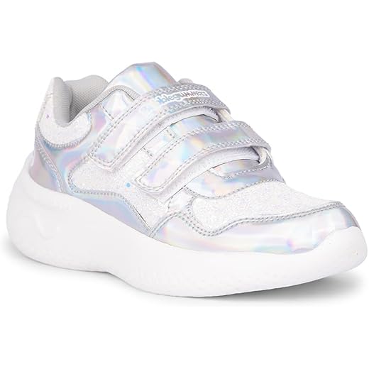 Kids Silver Casual Shoes - Lightweight Comfortable