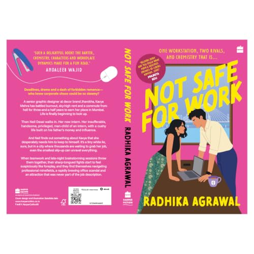 Image of Not Safe for Work: A contemporary romance novel from the bestselling author of Red Flags & Rishtas | Office romance & enemies-to-lovers romance fiction