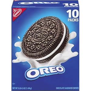 Nabisco Oreo Chocolate Sandwich Cookies – 10 pk. (pack of 6)