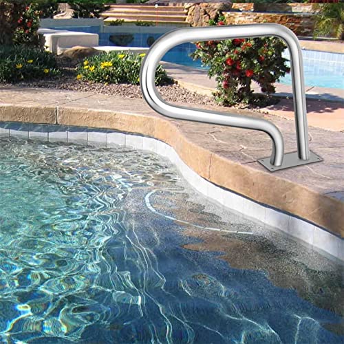 Pasamanos para piscina de acero inoxidable 29.5x22.4 pulgadas miniatura 7