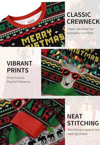 Arvilhill Men'S Ugly Christmas Funny Sweatshirt Loose Fit Adult Xmas 3D Print Sweater For Holiday (S-3Xl) 6 Arvilhill Men'S Ugly Christmas Funny Sweatshirt Loose Fit Adult Xmas 3D Print Sweater For Holiday (S-3Xl) - Image 7