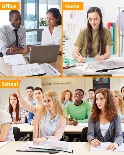 Umriox Zipper Mesh Document Pouch, 6 Assorted Size (Black, 18 Packs), Clear Zipper Pouches, Waterproof Travel Pouch For School Supplies, Puzzles, Board Games & Craft Projects #TOP5