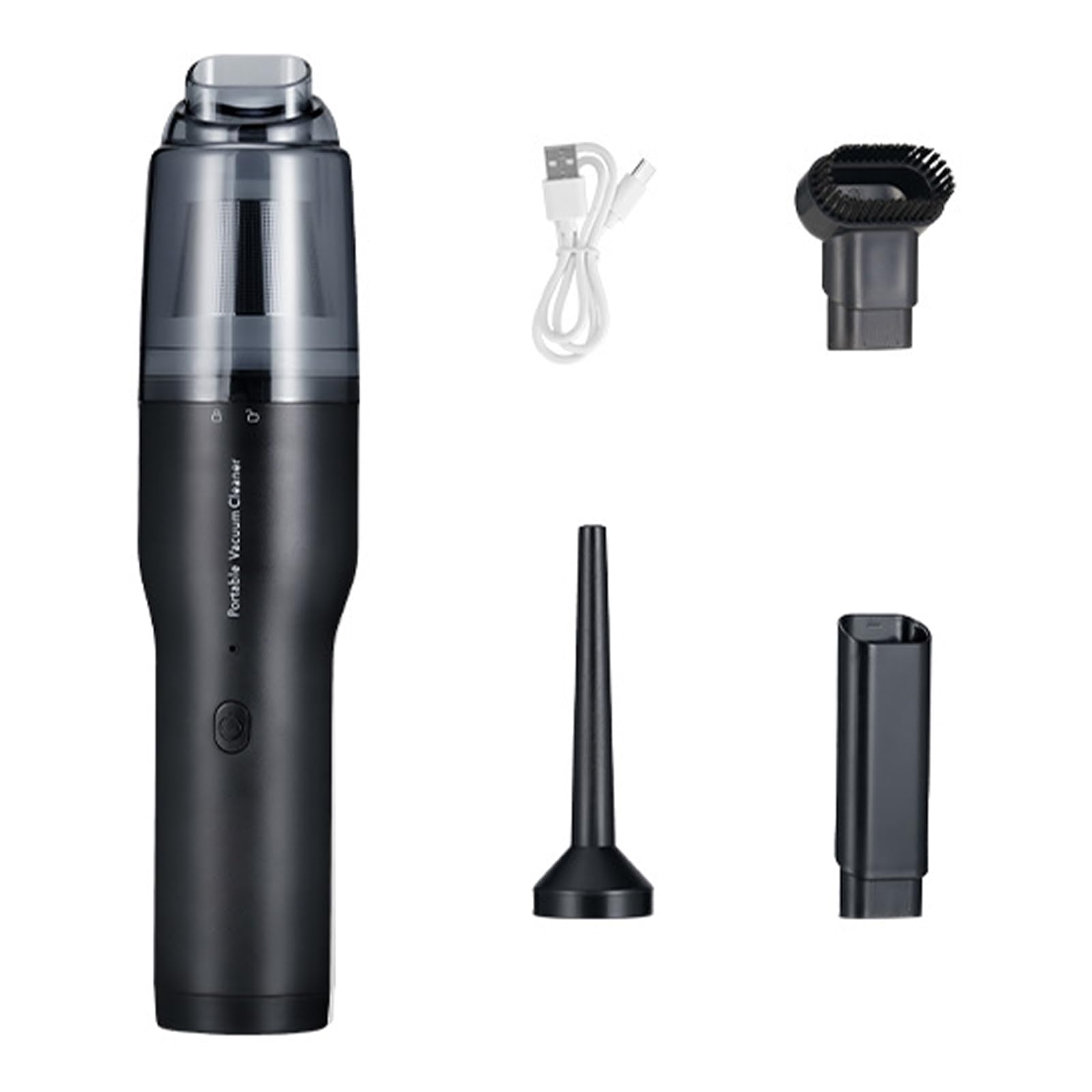 Tsophreniq Cordless Coffee Powder Collector 1800mAh Battery Long Lasting for Kitchen Cleaning Desk Coffee Grinder Vacuum