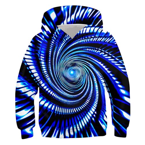 Image of Belovecol Boys Hoodies 3D Printed Hooded Sweatshirts with Pocket for 6-16Y
