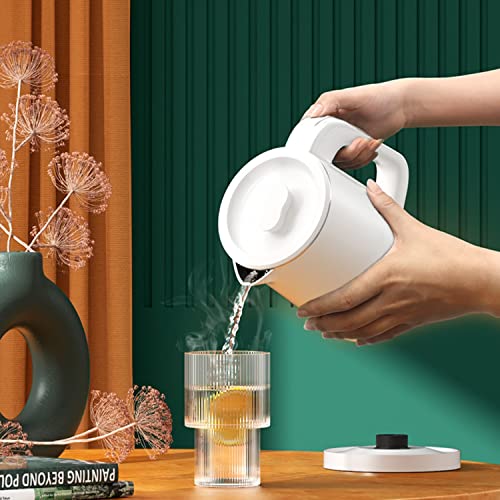 Wdcme KY001 Small Electric Kettle Stainless Steel, 0.6L Portable Travel Kettle With Double Wall Construction, Mini Hot Water Boiler Heater, Electric Tea Kettle thumb #5