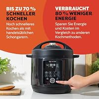 Instant Pot Duo Plus mit WhisperQuiet-Technologie, Multikocher 5,7 L – Schnellkochtopf, Schongarer, Reiskocher, Sauté-Pfanne, Joghurtbereiter, Warmhaltefunktion, Dampfgarer, Vakuumgarer, Kuchenbacken – Ansicht 9