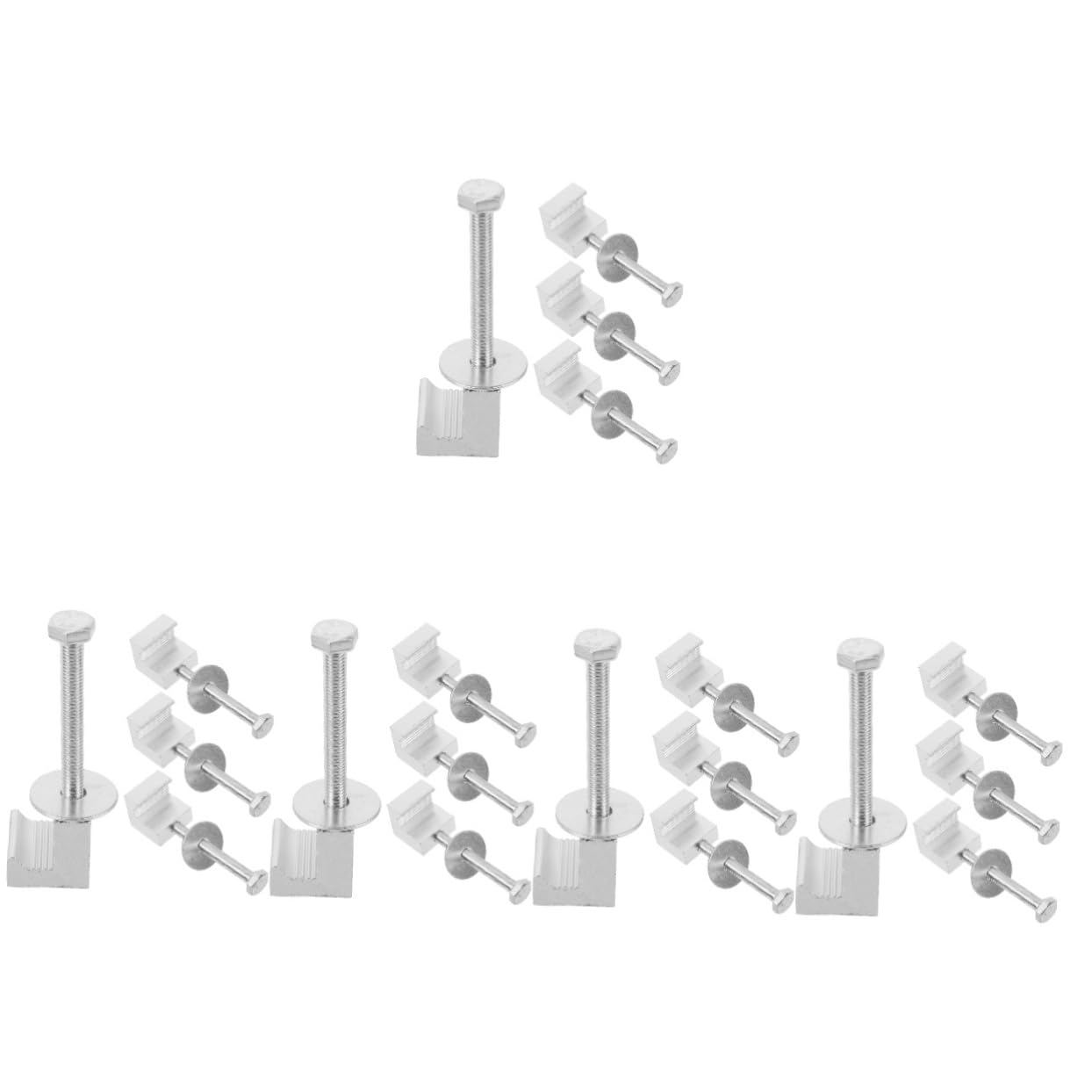 Clips de montage robustes pour boîte à outils de camion - Lot de 20 pièces pour lit de pickup