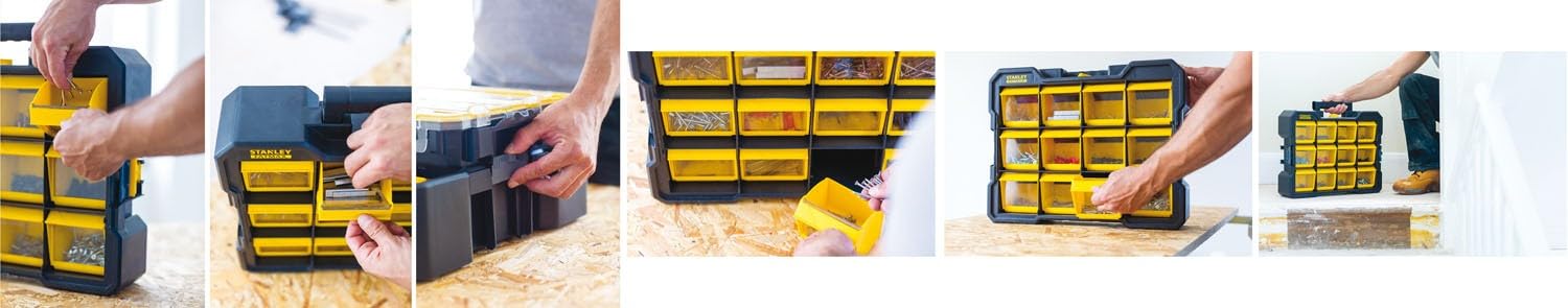 Caja de herramientas para tornillos Organizador Stanley FMST8177-1