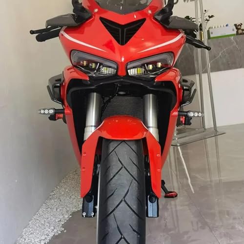 Aileron moto contre les impacts de graviers sur carénage avant