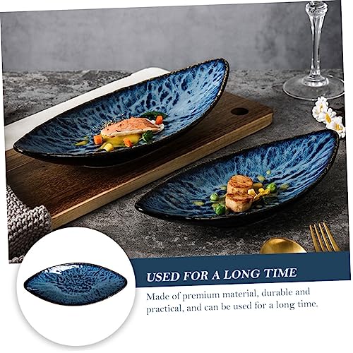 Plato japonés decorativo de cerámica para sushi miniatura 5