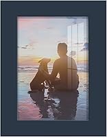 Vista 8 de Renditions Gallery - Marco para fotos de 11x14 pulgadas de estilo moderno de alta gama, hecho de madera maciza y cristal de alta definición listo