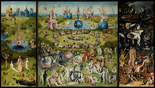 Affiche Toile l'Enfer Hieronymus Bosch pour décoration mural de salon