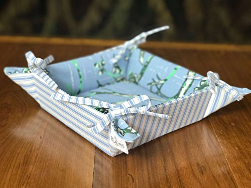 Pannier Oriental Azul e Verde Pequeno