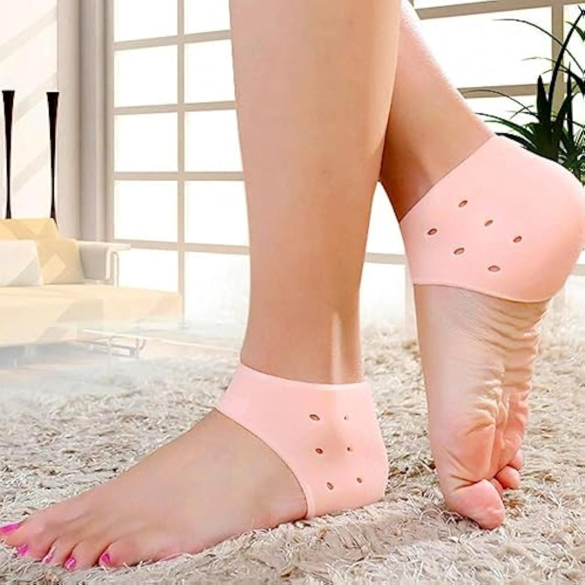 Anti-Crack Silicone Gel Heel Moisturizing Socks, Unisex