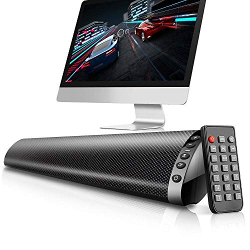 20 Watt Spalte Drahtlose Bluetooth Lautsprecher Tv Soundbar Sound Bar Heimkino Musik Stereo Unterstützung Tf USB 3 5Mm Faser RCA Für Tv Pc@EIN