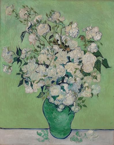 Peinture murale Roses de Vincent Van Gogh impression sur toile de qualité galerie 60x90