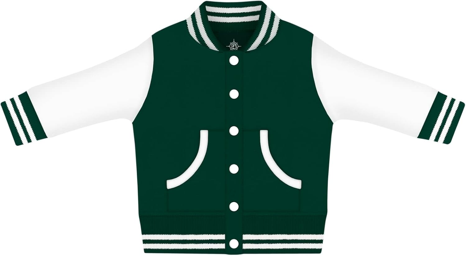 Creative Knitwear College Baby Varsity Bomber Jacket Lightweight - Multiple Colors, Unisex, (0 Months - 8 Years)