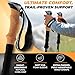 Foxelli Carbon Fiber Trekking Poles – Lightweight Collapsible Hiking Poles with Cork Grips, Quick Flip Locks & All-Terrain Accessories – Adjustable Height Hiking Sticks for Men & Women