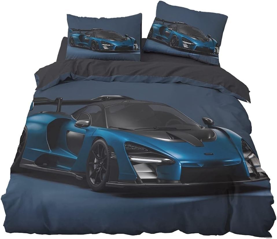 Housse de couette enfant 200 x 200 anti-glisse avec fermeture éclair