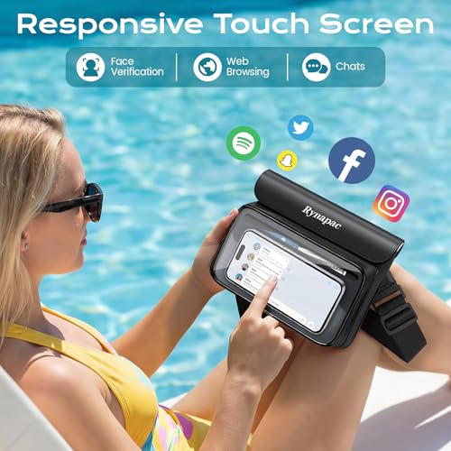 IPX8 Waterproof Fanny Pack 2-Pack