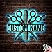 Floral Hair Scissors Metal Sign LED Lights, Custom Hair Stylist Metal Sign, HairStylist Studio Neon Sign, Hairdresser Tools Neon Decor MTS143_151024_2_1