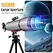 Opaita Telescope for Adults & Kids - 90mm Aperture 600mm Refractor High Powered Telescope for Beginners - Portable Astronomy Telescopes with Phone Adapter Tripod Carry Bag