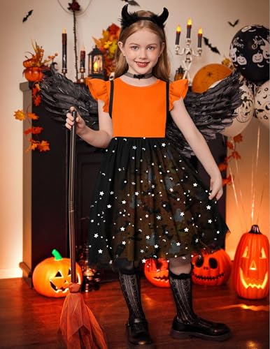 Image of Arshiner Toddler Tutu Dress Little Girls Fluffy Summer Dresses Casual Party Tulle Sundress for Kids 2-6Y