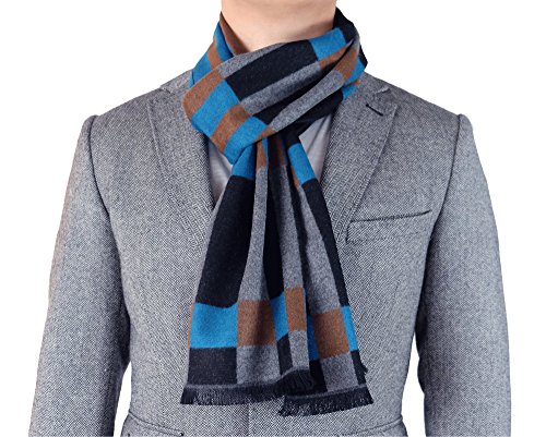 Melifluos Designed In Spain SCHAL FÜR HERREN Scarf For Men Reversible Elegant Classic Cashmere Feel Scarves thumb #3