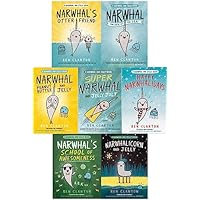 Narwhal and Jelly Series 7 Books Collection Set By Ben Clanton