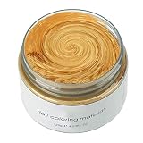 Hair Color Wax Wash Out Hair Color Instant Hair Wax Temporary,Unisex Multi-Color Hair Color Wax Mud