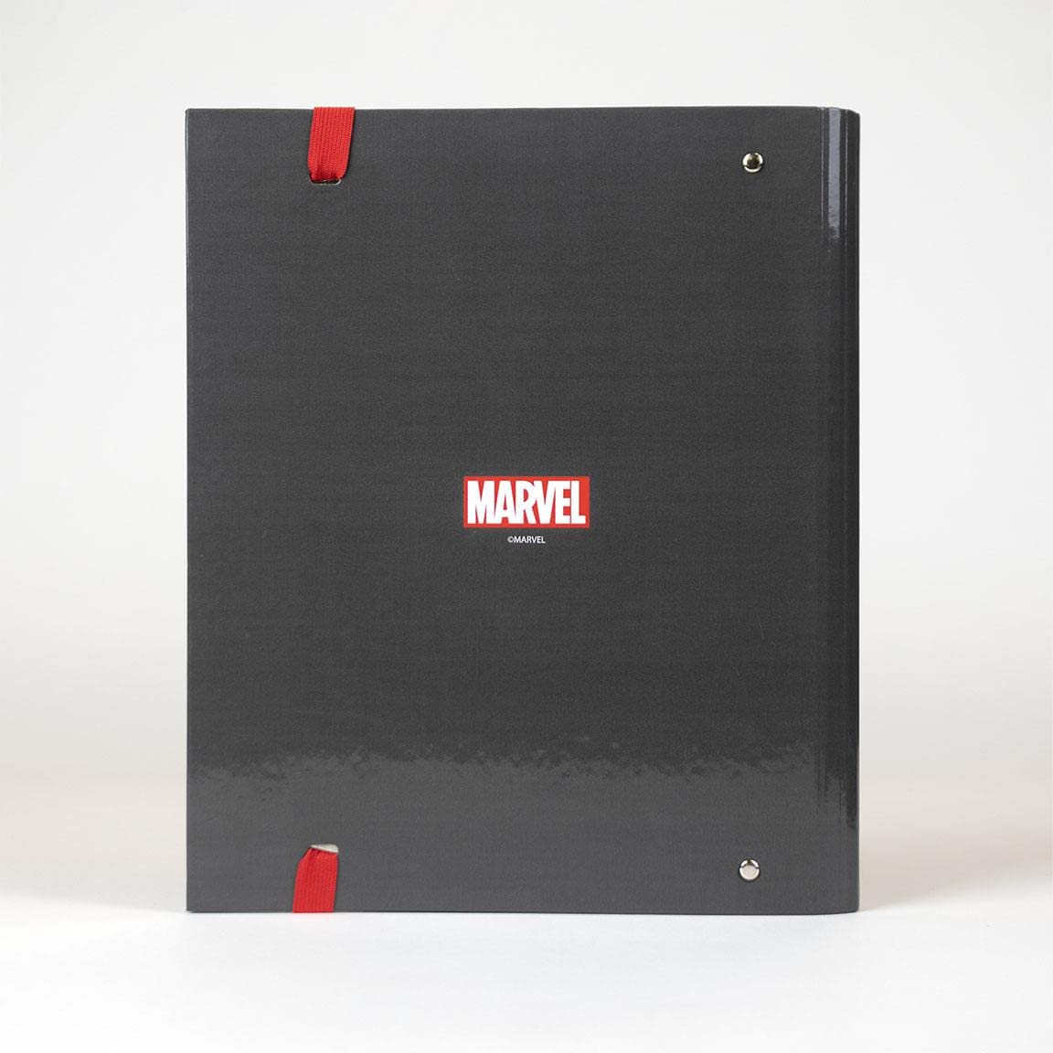 CERDÁ LIFE's LITTLE MOMENTS - Archivador 4 Anillas Niño de The Avengers con Tapa Dura y Cierre con Goma - Licencia Oficial Marvel, 2700000262