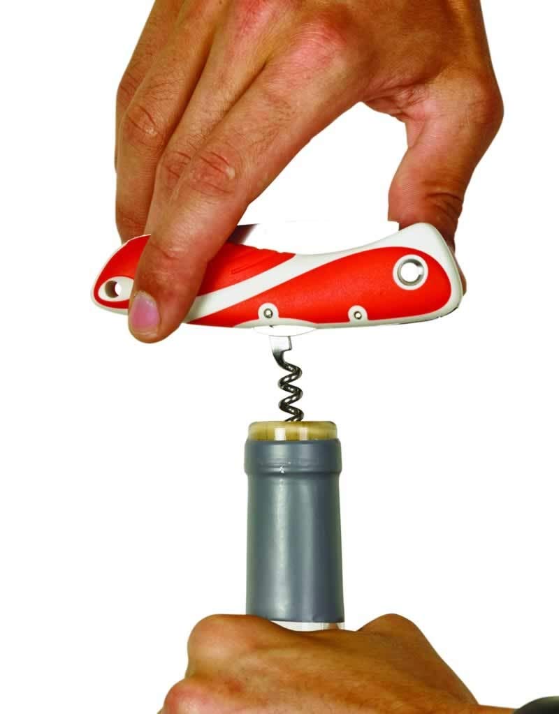 WICHARD Aquaterra Couteau avec tire-bouchon Rouge