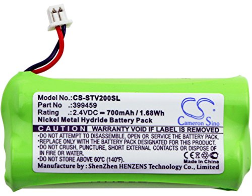 Ejjinenbby Replacement Battery Compatible for Stageclix Jack V2 Transmitter (700mAh/2.4V), 399459 Battery