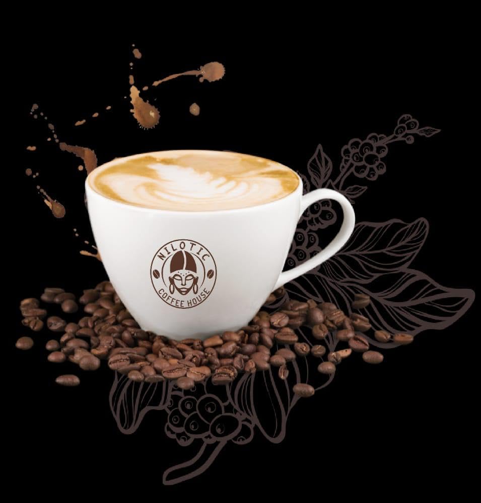 Nilotic Coffee House Medium Roast Ugandan Sipi Falls Coffee – Single-Origin, Whole Bean, Organic, Fair-Trade – Lemon, nougat, milk, chocolate – Ideal for Espresso & French Press – 12oz