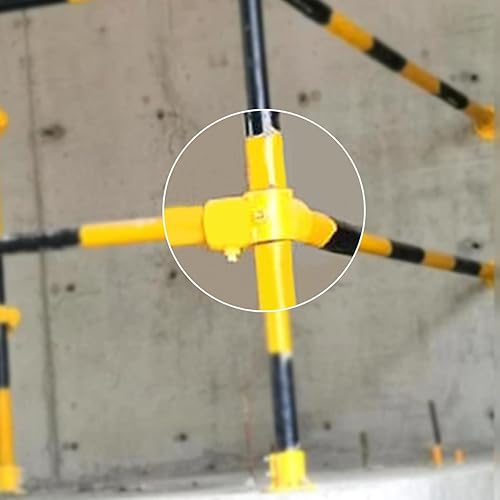 Miniatura 4 de Brida de tubo multiusos, parte de cerca de eslabones de cadena de 2 pulgadas con tornillo de juego, parte de conexión para postes de cerca y