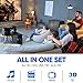 Pyle 3-Piece Wireless Bluetooth Stereo System - 1000 Watt DVD Shelf System for Home with DVD Player, MP3, USB, FM Radio, Bass Reflex Speaker, and Remote Control, Compact & Portable