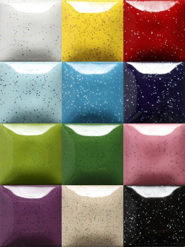 Speckled Mayco Stroke and Coat Wonderglaze for Bisque Set B 1-2oz - Set